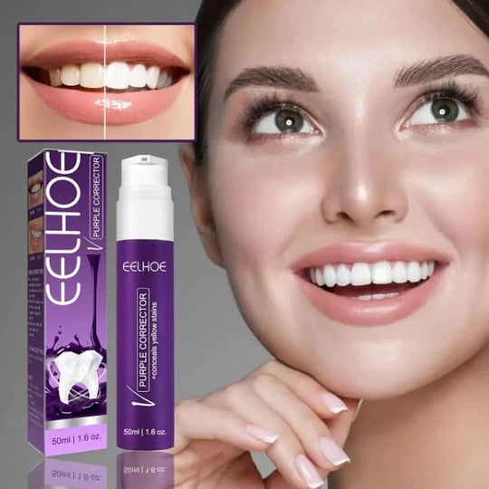 PURPLE TEETH WHITENING TOOTHPASTE