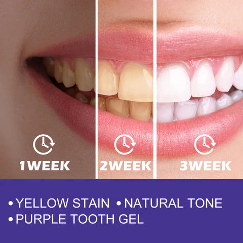 PURPLE TEETH WHITENING TOOTHPASTE